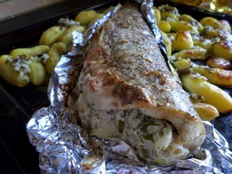roasted fish with pancreatitis