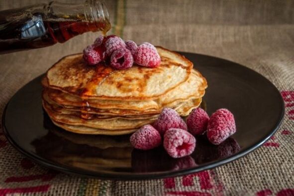 Pancakes with bran in Ducan's diet menu