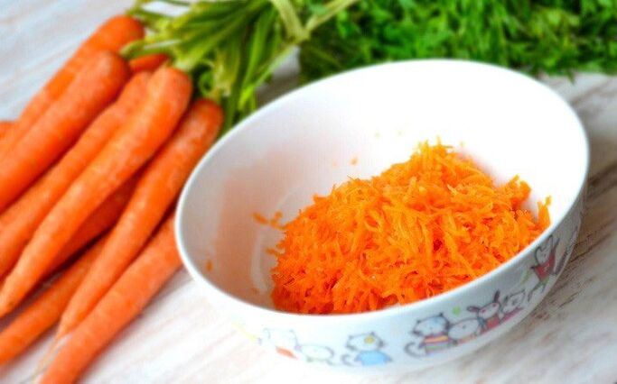 grated carrots for breakfast from the Japanese diet